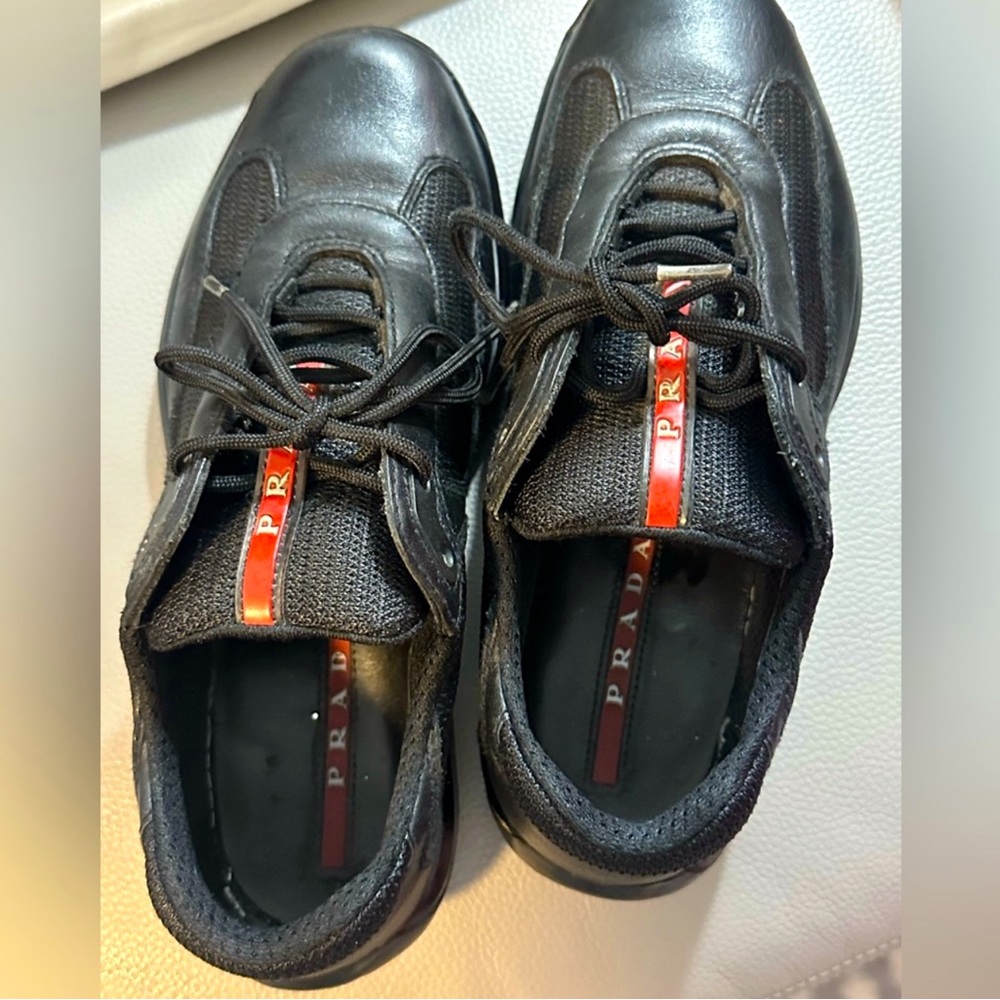 Black Prada Classic Walkers Size 7